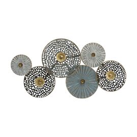 Διακοσμητικό τοίχου Zoulou Inart μέταλλο πολύχρωμο 99.7x2.5x50.8εκ - ΔΙΑΚΟΣΜΗΤΙΚΑ ΤΟΙΧΟΥ στο Milonadakis.gr