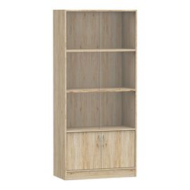 Βιβλιοθήκη Burcy pakoworld oak 80x40x177εκ - ΒΙΒΛΙΟΘΗΚΕΣ στο Milonadakis.gr