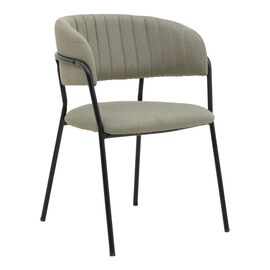 Καρέκλα Morel pakoworld γκρι ύφασμα-πόδι μαύρο μέταλλο 55x55x76εκ - ΚΑΡΕΚΛΕΣ - ΠΟΛΥΘΡΟΝΕΣ ΕΣ. στο Milonadakis.gr