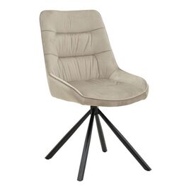 Καρέκλα Wori pakoworld μπεζ βελούδο-πόδι μαύρο μέταλλο 48x56x82εκ - ΚΑΡΕΚΛΕΣ - ΠΟΛΥΘΡΟΝΕΣ ΕΣ. στο Milonadakis.gr