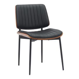 Καρέκλα Kathy pakoworld μαύρο pu-καρυδί μέταλλο 51x58x81εκ - ΚΑΡΕΚΛΕΣ - ΠΟΛΥΘΡΟΝΕΣ ΕΣ. στο Milonadakis.gr