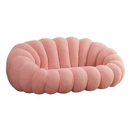 Καναπές Margaritine pakoworld ροζ μπουκλέ ύφασμα 180x100x67εκ - ΚΑΝΑΠΕΔΕΣ-ΣΑΛΟΝΙΑ στο Milonadakis.gr