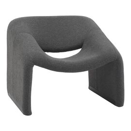 Πολυθρόνα Clous pakoworld μπουκλέ ύφασμα σε ανθρακί απόχρωση 86x77x73.5εκ - ΚΑΡΕΚΛΕΣ - ΠΟΛΥΘΡΟΝΕΣ ΕΣ. στο Milonadakis.gr