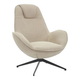 Πολυθρόνα περιστρεφόμενη Flago pakoworld μπουκλέ ύφασμα σε μπεζ απόχρωση 85x88x103.5εκ - ΚΑΡΕΚΛΕΣ - ΠΟΛΥΘΡΟΝΕΣ ΕΣ. στο Milonadakis.gr