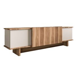 Επιπλο τηλεόρασης Aramos pakoworld σε καρυδί-κρεμ απόχρωση 180x33x50εκ - ΕΠΙΠΛΑ ΤΗΛΕΟΡΑΣΗΣ στο Milonadakis.gr