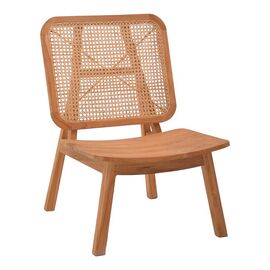 Καρέκλα Viborg pakoworld φυσικό teak ξύλο-φυσικό rattan 60x75x87εκ - ΚΑΡΕΚΛΕΣ - ΠΟΛΥΘΡΟΝΕΣ στο Milonadakis.gr