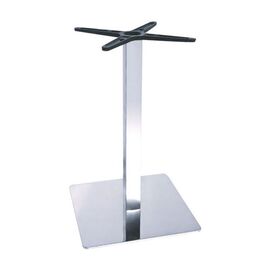 Βάση τραπεζιού Galax pakoworld αλουμινίου σε ασημί απόχρωση 45x45x72εκ - ΒΑΣΕΙΣ ΤΡΑΠΕΖΙΩΝ στο Milonadakis.gr