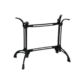 Βάση τραπεζιού Basa pakoworld μεταλλική σε μαύρη απόχρωση 82x50x71εκ - ΒΑΣΕΙΣ ΤΡΑΠΕΖΙΩΝ στο Milonadakis.gr