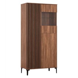 ΒΙΤΡΙΝΑ ΣΕΙΡΑ HARRY HM18011.01 ΜΕΛΑΜΙΝΗ ΦΥΣΙΚΟ ΞΥΛΟΥ-ΜΑΥΡΟ 90x40x185Υεκ. - ΒΙΤΡΙΝΕΣ στο Milonadakis.gr