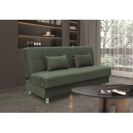 FELINA GREEN ΥΦΑΣΜΑ 3ΘΕΣΙΟΣ ΚΑΝΑΠΕΣ/ΚΡΕΒΑΤΙ ΜΕ ΑΠΟΘ.ΧΩΡΟ 182X90X80εκ. - ΚΑΝΑΠΕΔΕΣ-ΣΑΛΟΝΙΑ στο Milonadakis.gr