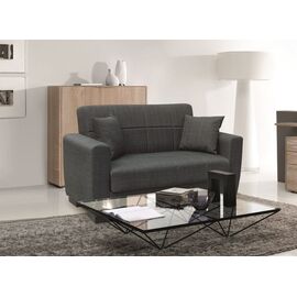 ANIMA DARK GREY ΥΦΑΣΜΑ 2ΘΕΣΙΟΣ ΚΑΝΑΠΕΣ/ΚΡΕΒΑΤΙ ΜΕ ΑΠΟΘ.ΧΩΡΟ 150Χ80Χ75εκ. - ΚΑΝΑΠΕΔΕΣ-ΣΑΛΟΝΙΑ στο Milonadakis.gr