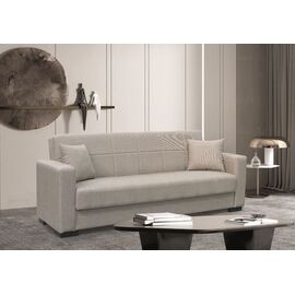 ROVER LIGHT BROWN ΥΦΑΣΜΑ 3ΘΕΣΙΟΣ ΚΑΝΑΠΕΣ/ΚΡΕΒΑΤΙ ΜΕ ΑΠΟΘ.ΧΩΡΟ 210X80X75εκ. - ΚΑΝΑΠΕΔΕΣ-ΣΑΛΟΝΙΑ στο Milonadakis.gr