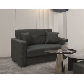 ROVER BLACK ΥΦΑΣΜΑ 2ΘΕΣΙΟΣ ΚΑΝΑΠΕΣ/ΚΡΕΒΑΤΙ ΜΕ ΑΠΟΘ.ΧΩΡΟ 150Χ80Χ75εκ. - ΚΑΝΑΠΕΔΕΣ-ΣΑΛΟΝΙΑ στο Milonadakis.gr