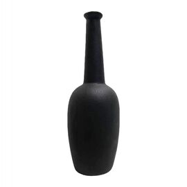 ΕΠΙΤΡΑΠΕΖΙΟ ΚΕΡΑΜΙΚΟ ΔΙΑΚΟΣΜΗΤΙΚΟ GLAΖΕ HM4592.02 ΜΑΥΡΟ ΜΑΤ Φ10x30,5Υεκ - ΑΝΤΙΚΕΙΜΕΝΑ στο Milonadakis.gr