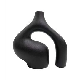 ΕΠΙΤΡΑΠΕΖΙΟ ΚΕΡΑΜΙΚΟ ΔΙΑΚΟΣΜΗΤΙΚΟ GLAΖΕ HM4597.02 ΜΑΥΡΟ ΜΑΤ 29,5x11x29Υεκ - ΑΝΤΙΚΕΙΜΕΝΑ στο Milonadakis.gr