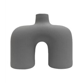 ΕΠΙΤΡΑΠΕΖΙΟ ΚΕΡΑΜΙΚΟ ΔΙΑΚΟΣΜΗΤΙΚΟ GLAΖΕ HM4600.03 ΓΚΡΙ ΜΑΤ 27x9x23Υεκ - ΑΝΤΙΚΕΙΜΕΝΑ στο Milonadakis.gr