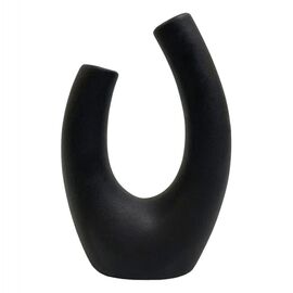 ΕΠΙΤΡΑΠΕΖΙΟ ΚΕΡΑΜΙΚΟ ΔΙΑΚΟΣΜΗΤΙΚΟ GLAΖΕ HM4643.02 ΜΑΥΡΟ ΜΑΤ 14,5x7x21Υεκ - ΑΝΤΙΚΕΙΜΕΝΑ στο Milonadakis.gr