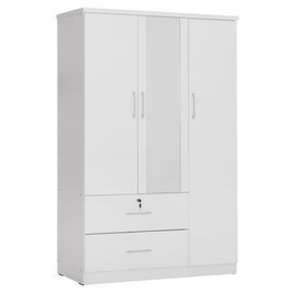 ΝΤΟΥΛΑΠΑ ΜΕ ΚΑΘΡΕΦΤΗ & ΣΥΡΤΑΡΙΑ JARRY HM2485.01 ΛΕΥΚΗ ΜΕΛΑΜΙΝΗ 119x48x183Υεκ - ΝΤΟΥΛΑΠΕΣ στο Milonadakis.gr