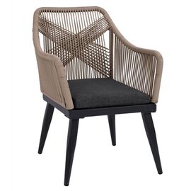 ΠΟΛΥΘΡΟΝΑ ΑΛΟΥΜΙΝΙΟΥ MYRTIA HM5549.12 ΜΕ ΣΧΟΙΝΙ ΜΠΕΖ ΚΑΙ ΑΝΘΡΑΚΙ ΠΟΔΙΑ 62x63x90Yεκ. - ΚΑΡΕΚΛΕΣ - ΠΟΛΥΘΡΟΝΕΣ στο Milonadakis.gr