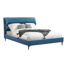 Κρεβάτι Aryna pakoworld ύφασμα σε πετρόλ απόχρωση 160x200εκ - ΚΡΕΒΑΤΙΑ στο Milonadakis.gr