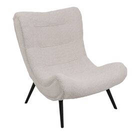 Πολυθρόνα-μπερζέρα Silla pakoworld μπουκλέ ύφασμα σε μπεζ απόχρωση 97x80x100εκ - ΚΑΡΕΚΛΕΣ - ΠΟΛΥΘΡΟΝΕΣ ΕΣ. στο Milonadakis.gr