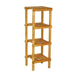 Ραφιέρα δαπέδου 4 επιπέδων Zangia I  pakoworld σε φυσική απόχρωση  36x36x108εκ - ΟΡΓΑΝΩΣΗ ΣΠΙΤΙΟΥ στο Milonadakis.gr