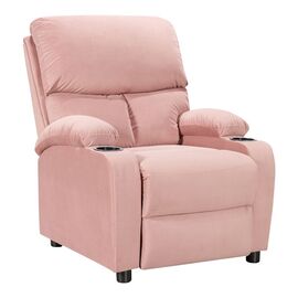 Πολυθρόνα relax με ποτηροθήκη Gartia pakoworld βελούδο σε απόχρωση σάπιο μήλο 79x94x102εκ - ΚΑΡΕΚΛΕΣ - ΠΟΛΥΘΡΟΝΕΣ ΕΣ. στο Milonadakis.gr