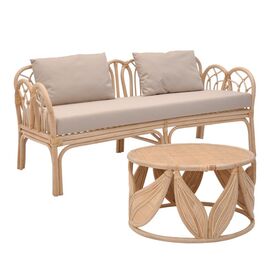 Σαλόνι Ytrone-Siderty pakoworld σετ 2τεμ rattan σε φυσική απόχρωση - ΣΕΤ ΣΑΛΟΝΙΑ στο Milonadakis.gr