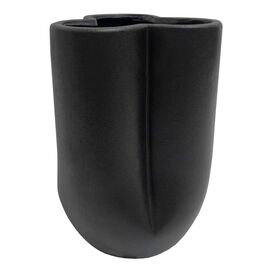 ΕΠΙΤΡΑΠΕΖΙΟ ΚΕΡΑΜΙΚΟ ΔΙΑΚΟΣΜΗΤΙΚΟ GLAΖΕ HM4613.02 ΜΑΥΡΟ ΜΑΤ Φ16x22Υεκ - ΑΝΤΙΚΕΙΜΕΝΑ στο Milonadakis.gr