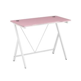 ΓΡΑΦΕΙΟ 100X50X75εκ.ΡΟΖ MDF/ΛΕΥΚΟ ΜΕΤΑΛΛΙΚΟ - ΓΡΑΦΕΙΑ στο Milonadakis.gr