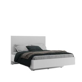 Κρεβάτι διπλό Oryana Ι pakoworld  σε λευκή diamont απόχρωση 160x200εκ - ΚΡΕΒΑΤΙΑ στο Milonadakis.gr