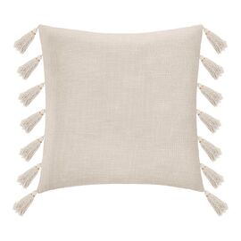 Μαξιλάρι διακοσμητικό Erden pakoworld με κρόσσια ύφασμα σε ιβουάρ απόχρωση 50x50εκ - ΠΟΥΦ - ΣΚΑΜΠΟ - ΜΠΑΟΥΛΟ στο Milonadakis.gr