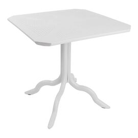 Τραπέζι Icon  pakoworld PP σε λευκή απόχρωση 80x80x74.5εκ - ΤΡΑΠΕΖΙΑ ΕΞ. ΧΩΡΟΥ στο Milonadakis.gr