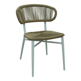 Καρέκλα αλουμινίου-pe rattan Agus pakoworld στοιβαζόμενη σε λευκή απόχρωση 55x63x77εκ - ΚΑΡΕΚΛΕΣ - ΠΟΛΥΘΡΟΝΕΣ στο Milonadakis.gr