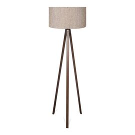 Φωτιστικό δαπέδου PWL-1059 pakoworld Ε27 σε άμμου/μπεζ-καρυδί απόχρωση Φ38x140εκ - ΦΩΤΙΣΤΙΚΑ ΔΑΠΕΔΟΥ στο Milonadakis.gr