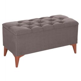 ΣΚΑΜΠΟ ΜΠΑΟΥΛΟ HM9261.01 ΚΑΠΙΤΟΝΕ ΜΕ ΓΚΡΙ ΥΦΑΣΜΑ - ΠΟΥΦ - ΣΚΑΜΠΟ - ΜΠΑΟΥΛΟ στο Milonadakis.gr