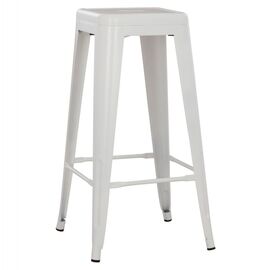 ΣΚΑΜΠΟ ΜΠΑΡ ΜΕΤΑΛΛΙΚΟ MELITA-PRO HM8642.41 ΣΕ ΛΕΥΚΟ ΜΑΤ 43x43x78Υεκ. - ΣΚΑΜΠΟ ΜΠΑΡ στο Milonadakis.gr