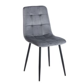 OSCAR GREY VELVET ΥΦΑΣΜΑ ΚΑΡΕΚΛΑ ΜΕΤΑΛΛΙΚΗ 43Χ51Χ50-90εκ. - ΚΑΡΕΚΛΕΣ - ΠΟΛΥΘΡΟΝΕΣ ΕΣ. στο Milonadakis.gr