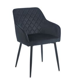 SIENA BLACK VELVET ΥΦΑΣΜΑ ΠΟΛΥΘΡΟΝΑ ΜΕΤΑΛΛΙΚΗ 54X58X82εκ. - ΚΑΡΕΚΛΕΣ - ΠΟΛΥΘΡΟΝΕΣ ΕΣ. στο Milonadakis.gr