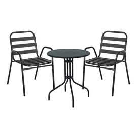 Τραπεζαρία Vergo-Sussie pakoworld μαύρο μέταλλο Φ60x70εκ - ΣΕΤ ΤΡΑΠΕΖΑΡΙΕΣ στο Milonadakis.gr