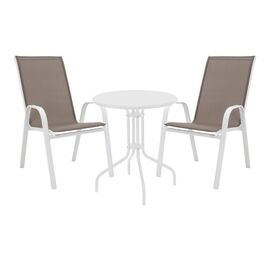 Τραπεζαρία Vergo-Calan pakoworld λευκό μέταλλο Φ60x70εκ - ΣΕΤ ΤΡΑΠΕΖΑΡΙΕΣ στο Milonadakis.gr