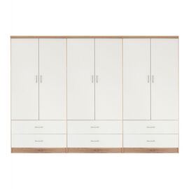 ΝΤΟΥΛΑΠΑ 6ΦΥΛΛΗ REINA ME 6 ΣΥΡΤΑΡΙΑ HM21060.06 ΜΕΛΑΜΙΝΗ ΣΕ ΛΕΥΚΟ-ΣΟΝΑΜΑ 240x42x181Υεκ - ΝΤΟΥΛΑΠΕΣ στο Milonadakis.gr