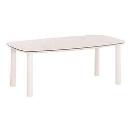 ΤΡΑΠΕΖΙ DOSUN HM6202.02 ΚΡΕΜ ΑΛΟΥΜΙΝΙΟ-3D PRINT ΓΥΑΛΙ ΚΕΡΑΜΙΚΟ LOOK 220x100x75Υεκ - ΤΡΑΠΕΖΙΑ ΕΞ. ΧΩΡΟΥ στο Milonadakis.gr