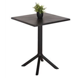 ΤΡΑΠΕΖΙ ΠΟΛΥΠΡΟΠΥΛΕΝΙΟΥ ΤΕΤΡΑΓΩΝΟ TERRIN HM6125.12 ΜΑΥΡΟ 60,5x60,5x76,5Υεκ. - ΤΡΑΠΕΖΙΑ ΕΞ. ΧΩΡΟΥ στο Milonadakis.gr