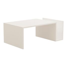 Τραπέζι σαλονιού Poko pakoworld σε λευκή απόχρωση 86.8x50x32,4εκ - ΤΡΑΠΕΖΑΚΙΑ ΣΑΛΟΝΙΟΥ στο Milonadakis.gr