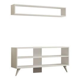 Σύνθετο σαλονιού Prestige pakoworld σε λευκή απόχρωση 120x29,6x50εκ - ΣΥΝΘΕΣΕΙΣ ΣΑΛΟΝΙΟΥ στο Milonadakis.gr