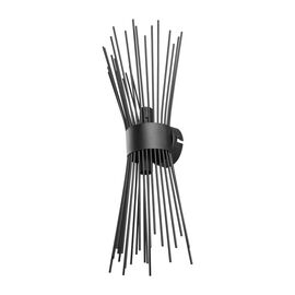 Φωτιστικό τοίχου-απλίκα δίφωτο Candil pakoworld Ε14 σε μαύρη απόχρωση 17x20x45εκ - ΑΠΛΙΚΕΣ ΤΟΙΧΟΥ στο Milonadakis.gr