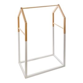 Παιδική κρεμάστρα Holen pakoworld ξύλο πεύκου σε φυσική με λευκή απόχρωση 60x37x100εκ - ΠΑΙΔΙΚΟ ΔΩΜΑΤΙΟ στο Milonadakis.gr