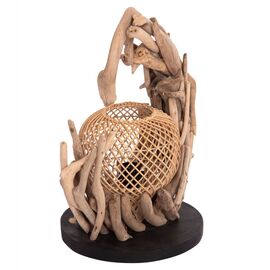 ΕΠΙΤΡΑΠΕΖΙΟ ΔΙΑΚΟΣΜΗΤΙΚΟ ΦΩΤΙΣΤΙΚΟ ASHIN HM4438 DRIFTWOOD--RATTAN 30x30x49Υεκ. - ΕΠΙΤΡΑΠΕΖΙΑ ΦΩΤΙΣΤΙΚΑ στο Milonadakis.gr