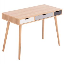 ΓΡΑΦΕΙΟ GAET HM18292 ΜΕΛΑΜΙΝΗ ΣΕ SONAMA-ΓΚΡΙ-ΛΕΥΚΟ-ΜΠΕΖ 110x50x76.5Υεκ. - ΓΡΑΦΕΙΑ στο Milonadakis.gr